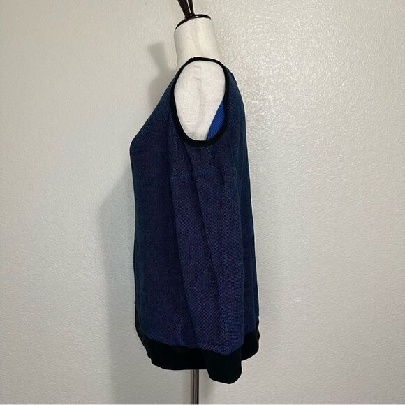 Sanctuary Size Large Cold Shoulder Tweed Sweater - Picture 6 of 13